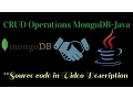 How to perform MongoDb CRUD operations create read update delete MongoDb Document in Java