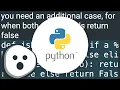 Why does my recursive function with if-elif statements return None