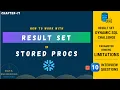 Working With RESULTSET Object Snowflake Scripting Guide Stored Procedure Tutorial Ch-17