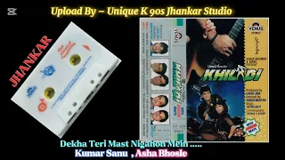 dekha teri mast nigahon mein khiladi 1992 with jhankar beat kumar sanu u0026 asha bhosle audio mp3 