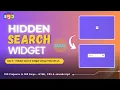 Creating a Hidden Search Widget with HTML CSS and JavaScript Day 4 of 100 Days of Code Challenge