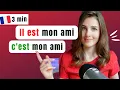 C EST ou IL EST Francais en 3 minutes