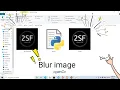 openCv gaussian Blur image python