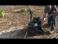Black Max Gas 3100 PSI Pressure Washer Starting for the Second Time