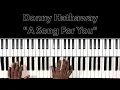 Donny Hathaway "A Song For You" Piano Tutorial