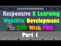 Responsive E Learning Website Development In PHP With PDO Part 1 Overview