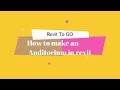how to make an Auditorium in revit - Time Laps