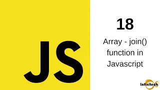 Javascript Tutorial in Hindi - 18 Inbuilt Array Function join in Javascript