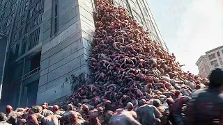 اخر بشر في العالم بيحاولو ينجو من طوفان الزومبي الى بيطاردهم 