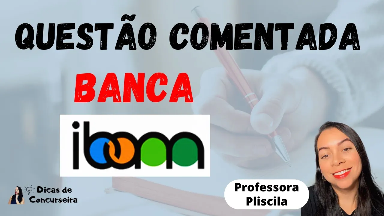 QUESTÃO COMENTADA IBAM - Pronome Relativo