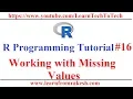 R Programming Tutorial Working with Missing Data