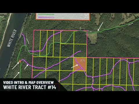 Map Overview - $1,500 Down! 10 Acres of Owner Financed Land for Sale in AR - WZ14 #land #landforsale
