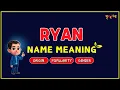 Ryan Name Meaning Unique Cute Baby Name Meaning for Boys Girls