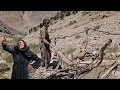 Download Lagu Building a nomadic shelter in the heart of wilderness | Surviving in the mountains!