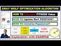 Grey wolf Optimization Algorithm GWO for FITNESS VALUE POPULATION MATLAB Part - 2 xRay Pixy