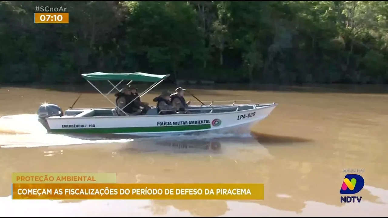 Proteção ambiental: começam as fiscalizações do período de defeso da Piracema