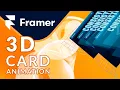 3D Card Animation in Framer Free File