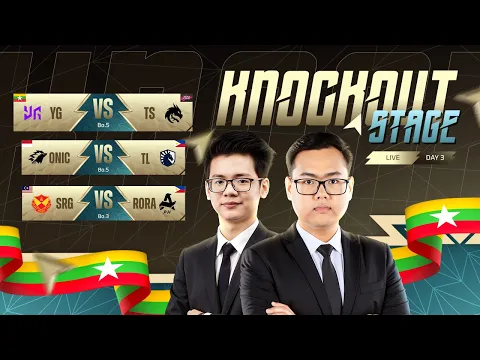 Video Thumbnail: [Official Restream] M7 KNOCKOUT Stage (Day3) 💙 Burmese 🇲🇲 LIVE🔴