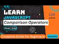 JavaScript Comparison Operators Tutorial in Hindi Urdu