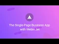 Single Page Business Application development with Webix Jet