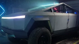 СЕНСОРНЫЕ ДВЕРИ И КЛЮЧ - КАРТА. Tesla Cybertruck своими руками. Часть 15
