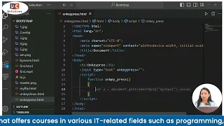 Onkeypress Event Attribute Full Stack Developer Course in Noida Uncodemy