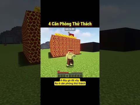 Thử Thách 4 Căn Phòng Khắc Nghiệt ??! 🤣 - Tập 1473 #shorts #minecraft