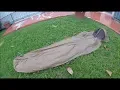 USMC Improved Bivy in heavy rain test