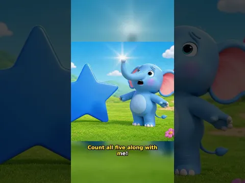 BLUE STAR | Learn Shapes and Colors for Kids #Shorts