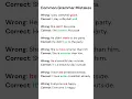 Common Grammar Mistakes You Must Avoid Learn Correct English with Examples