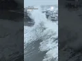 Huge Waves Crash Over Massachusetts Homes During Blizzard