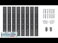 VEVOR Metal Landscape Edging 8 Packs 72 in Rust Resistant Aluminum Alloy Landscape