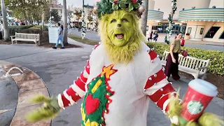 The Grinch Takes Over Celebration Florida - Christmas Time Craziness / BUSY Saturday Night Downtown 