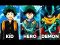 All Deku s Forms In MHA full cowl demon