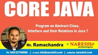 Core Java Tutorial Program on Abstract Class Interface and their Relations in Java
