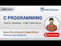 Static variable - Function calls