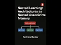 Nested Learning Architectures as Nested Associative Memory Technical Insights