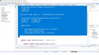Constructors and Constructor Overloading--Module-3 3 4 18CS45-OOC