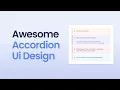 Responsive Accordion Ui Design Using HTML CSS JavaScript