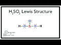 H2SO3 Lewis Structure How to Draw the Lewis Structure for H2SO3 Sulfurous Acid