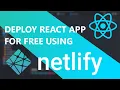 Deploy your React app using Netlify