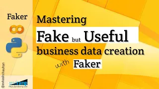 Mastering fake business data creation in Python with Faker