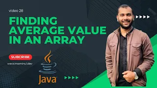 How to Find the Average Value in an Array Java basic to advance