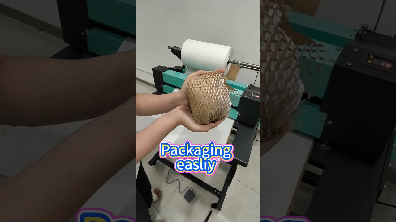 Automatische Papierblasenmaschine bildet gleichmäßige elastische Blasen mit präziser Druckkontrolle