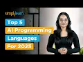 Top 5 AI Programming Languages For 2026 High Paying AI Programming Languages For 2026 Simplilearn