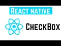 React Native Tutorial - CheckBox React Native Elements