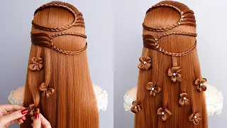 Top 2 Very Easy & Unique Hairstyles Special Occasions | Simple And Beautiful Hairstyles Tutorial
