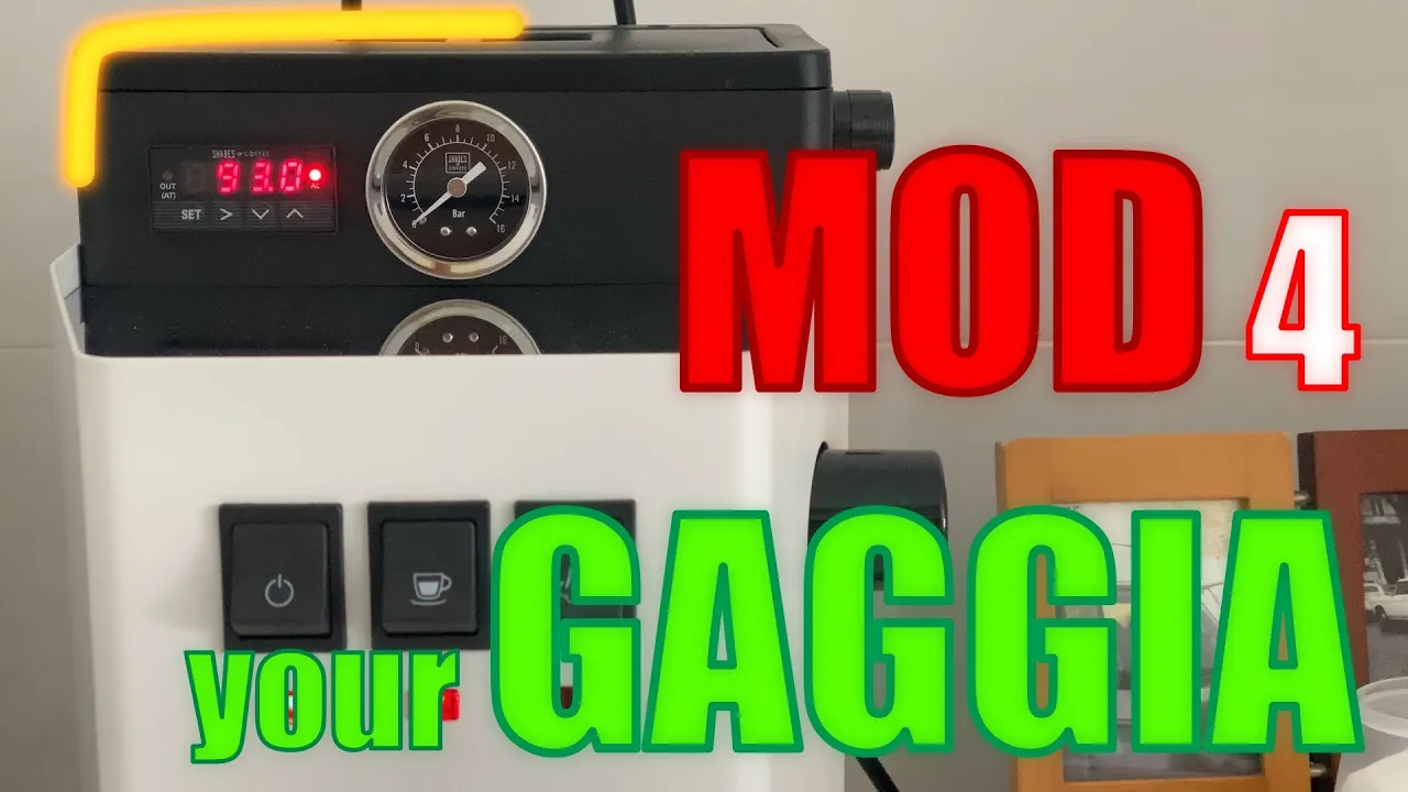 DIY Mod Gaggia Espresso Coffee Machine (Part 4)