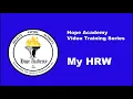 How to use My HRW