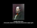 Camille Saint-Saëns - Morceau de concert for violin and orchestra in G major op.62